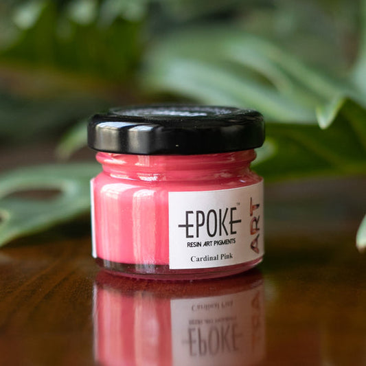 Resin Art Material, Epoxe Pigment, Cardinal Pink (Opaque) - Pigment Paste -25g and 75g