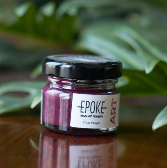 Resin Art Material, Epoxe Pigment, Plum Purple (Opaque) - Pigment Paste -25g and 75g