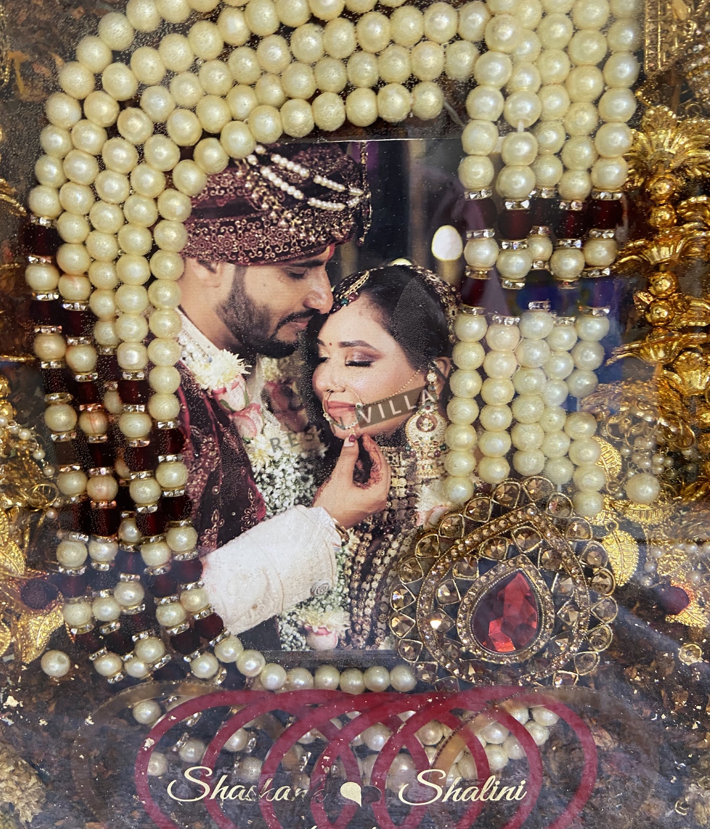 Preserving your varmalas in resin is more than just a trend; it's a heartfelt way to keep the memories of your wedding alive.